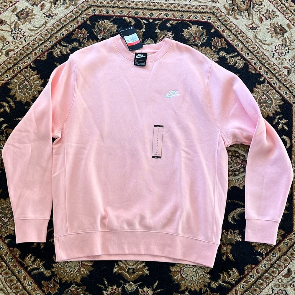 Nike pink sweatshirt - sz L